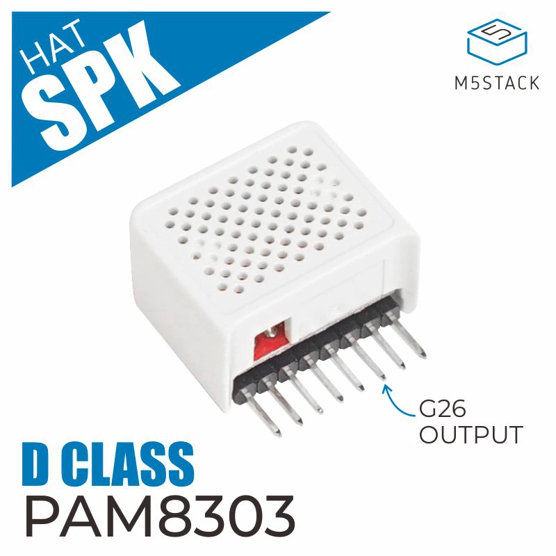 M5Stickc - M5Stack Official M5StickC Speaker Hat (PAM8303)