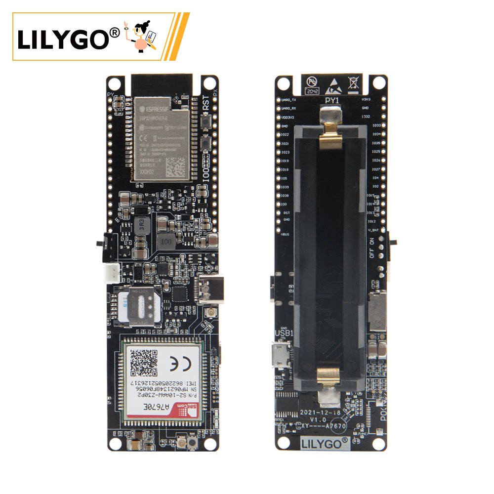 LILYGO® TTGO T-A7670G/E/SA R2  - огляд і ціна Devkitc