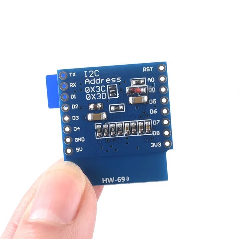 0.66 inch OLED Display Module  - огляд і ціна Wemos D1