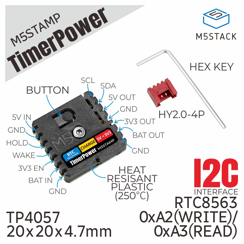 M5Stack Official M5Stamp Timer - огляд і ціна M5Stack