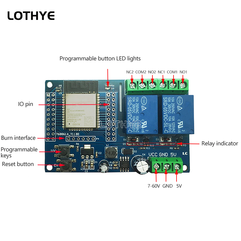 ESP32 Dual Channel Wifi Blueto - огляд і ціна Doit Esp32