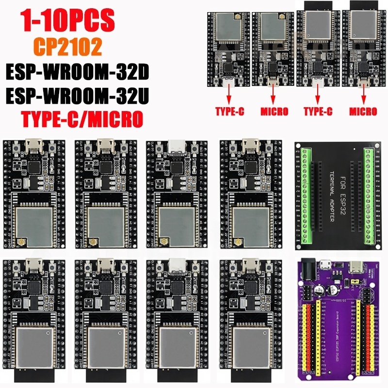 1-10PCS ESP32-DevKitC core boa - огляд і ціна Nodemcu 32S
