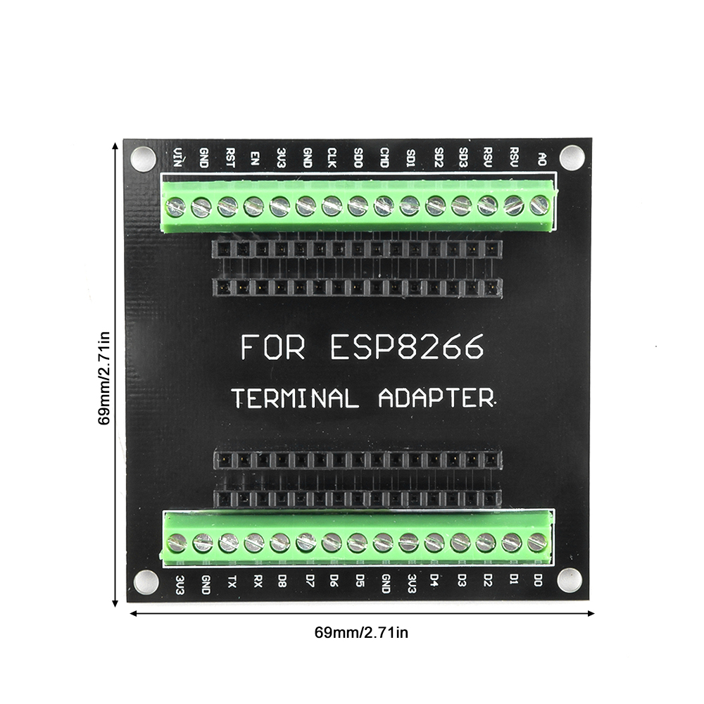 1/3PCS ESP8266 ESP32 Expansion - огляд і ціна Nodemcuv2