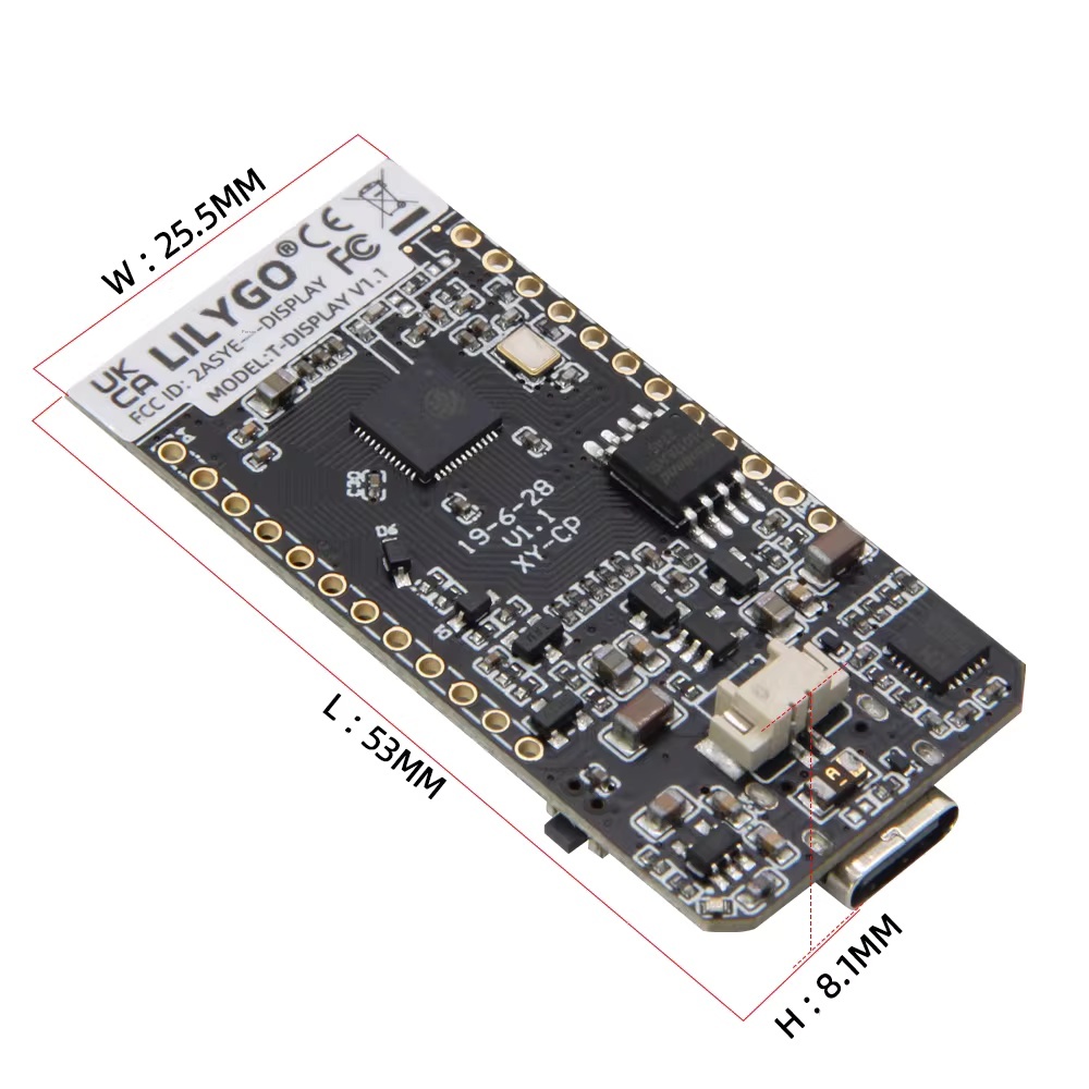 TTGO T-Display MCU32 1.14 Inch - огляд і ціна Ttgo Tdisplay