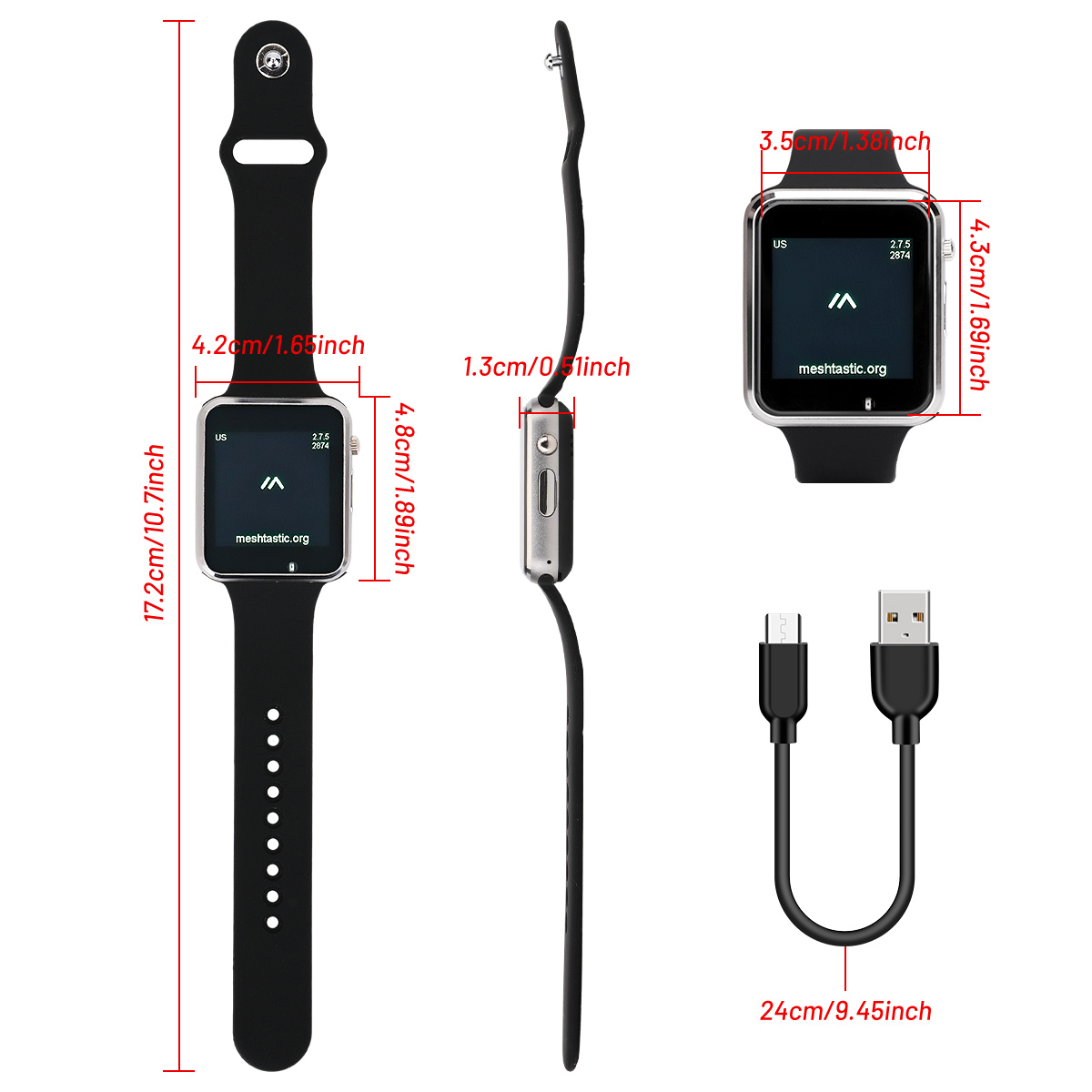 LILYGO T Watch S3 Lora Meshtas - огляд і ціна Ttgo T Watch